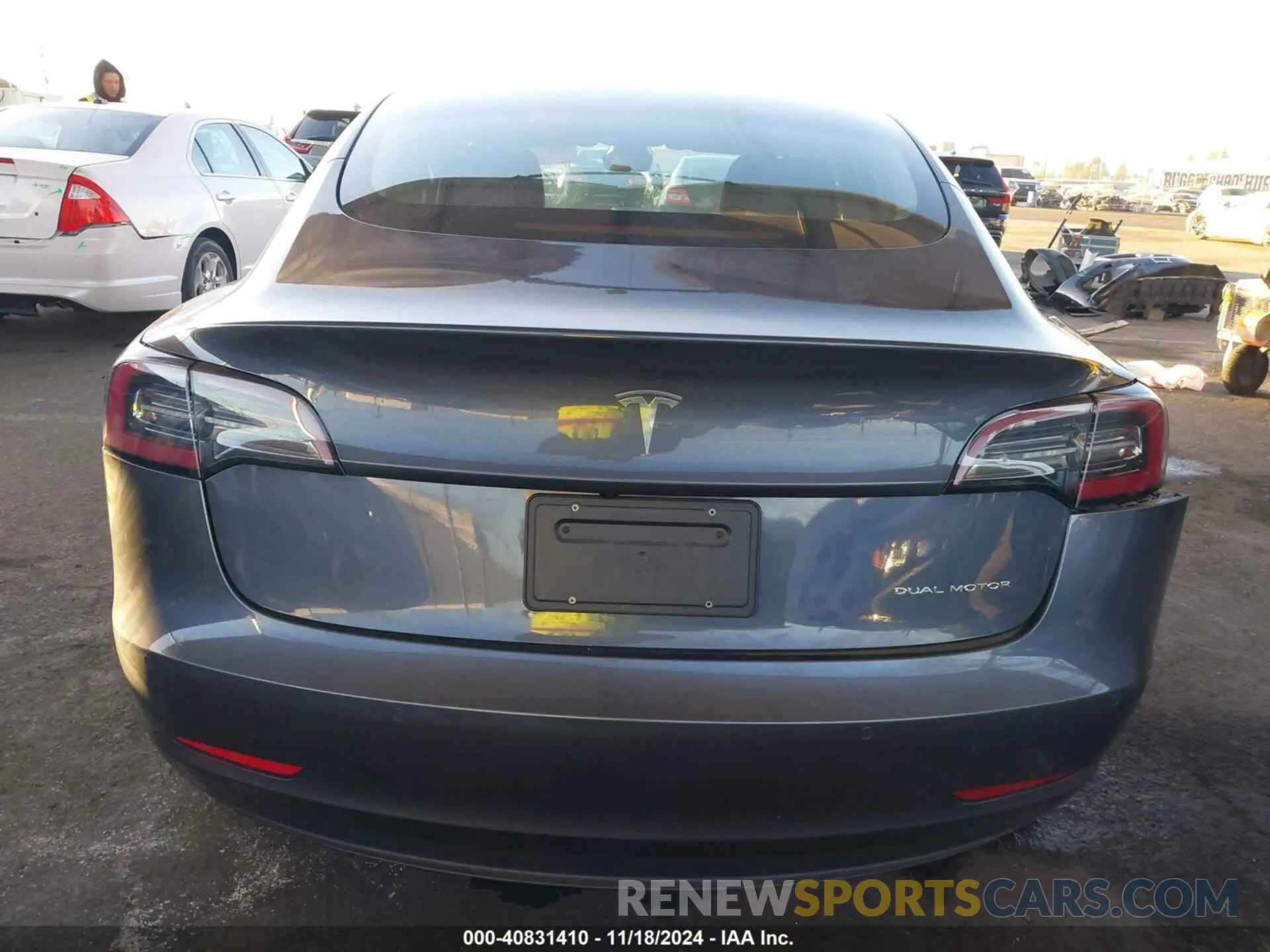 16 fotografías del automóvil dañado 5YJ3E1EB0MF050967 TESLA MODEL 3 2021