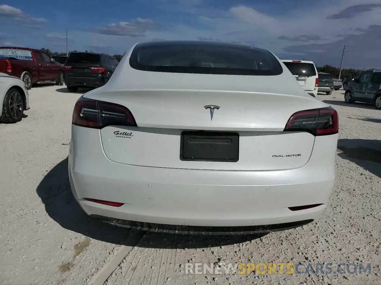 6 fotografías del automóvil dañado 5YJ3E1EB0MF051097 TESLA MODEL 3 2021