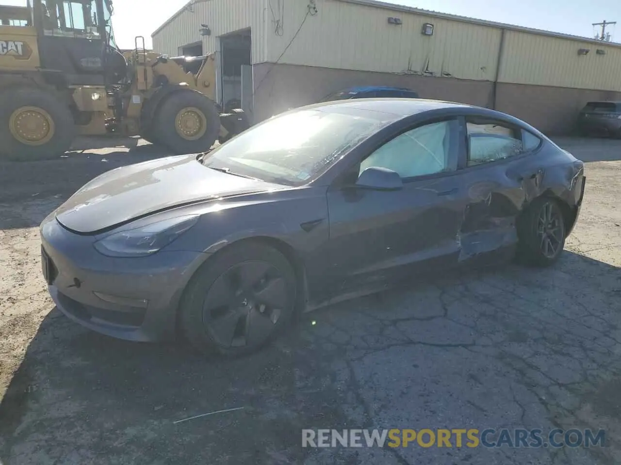 1 fotografías del automóvil dañado 5YJ3E1EB0MF055540 TESLA MODEL 3 2021