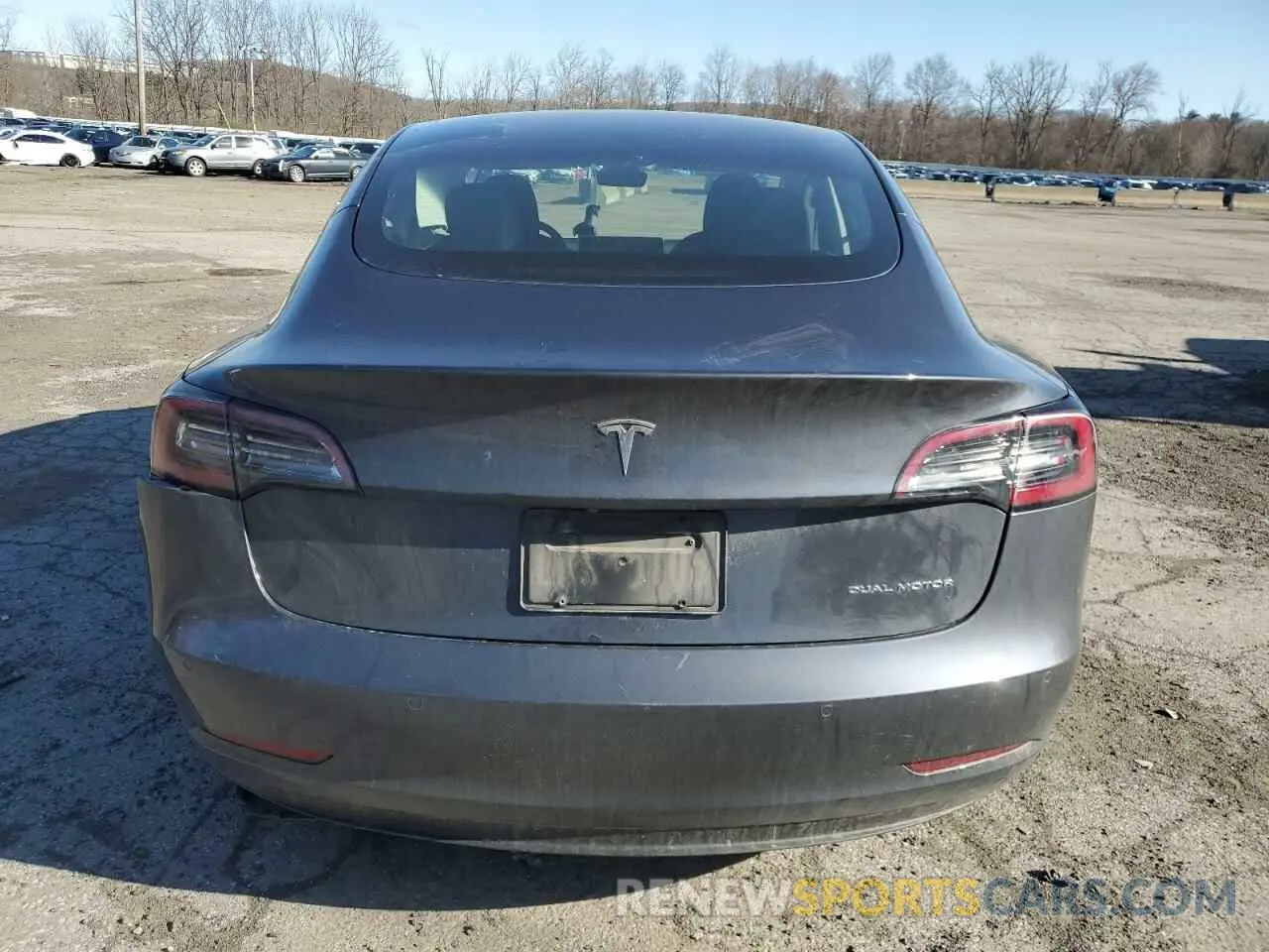 6 fotografías del automóvil dañado 5YJ3E1EB0MF055540 TESLA MODEL 3 2021