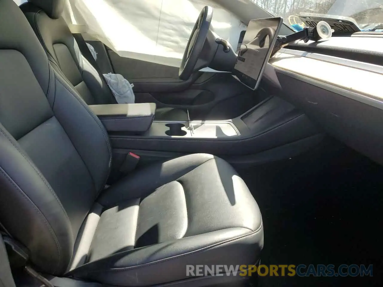 7 fotografías del automóvil dañado 5YJ3E1EB0MF055540 TESLA MODEL 3 2021