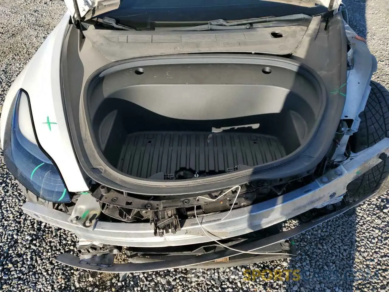 13 fotografías del automóvil dañado 5YJ3E1EB0MF059457 TESLA MODEL 3 2021