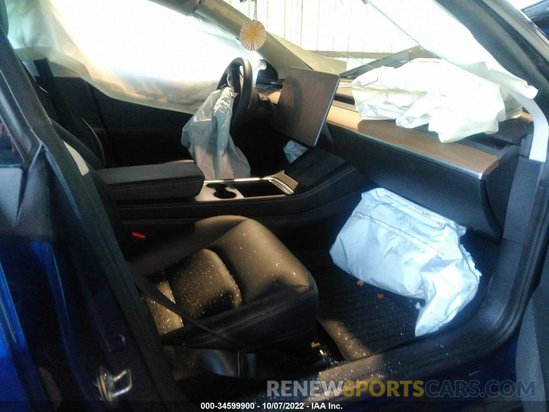 5 fotografías del automóvil dañado 5YJ3E1EB0MF064853 TESLA MODEL 3 2021