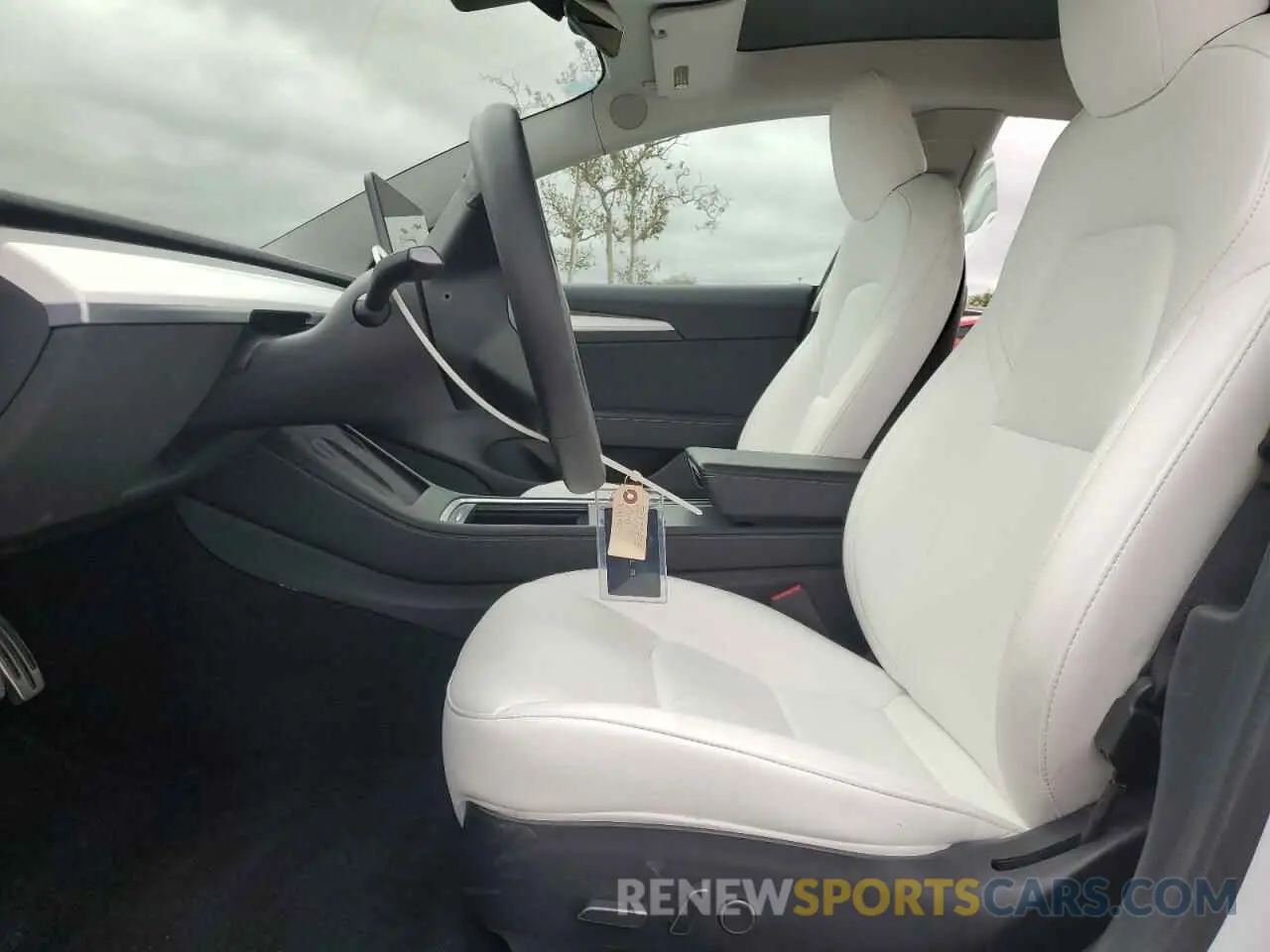 7 fotografías del automóvil dañado 5YJ3E1EB0MF073052 TESLA MODEL 3 2021