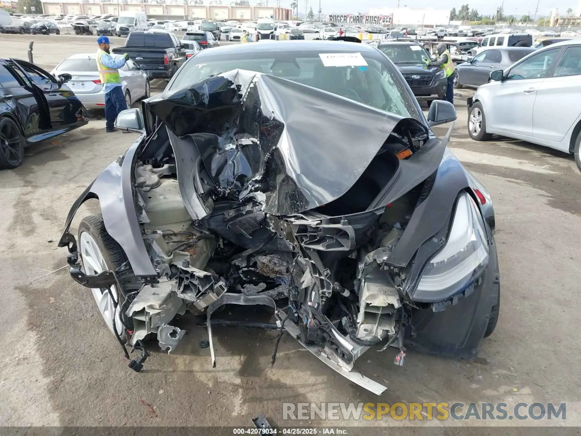 13 fotografías del automóvil dañado 5YJ3E1EB0MF855531 TESLA MODEL 3 2021