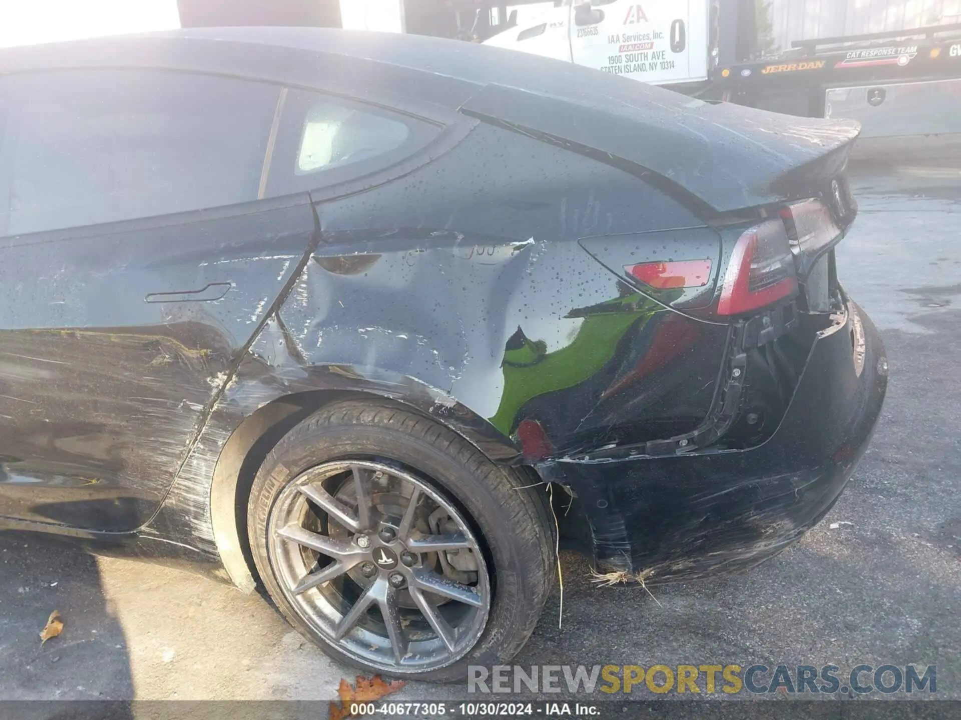 11 fotografías del automóvil dañado 5YJ3E1EB0MF858428 TESLA MODEL 3 2021