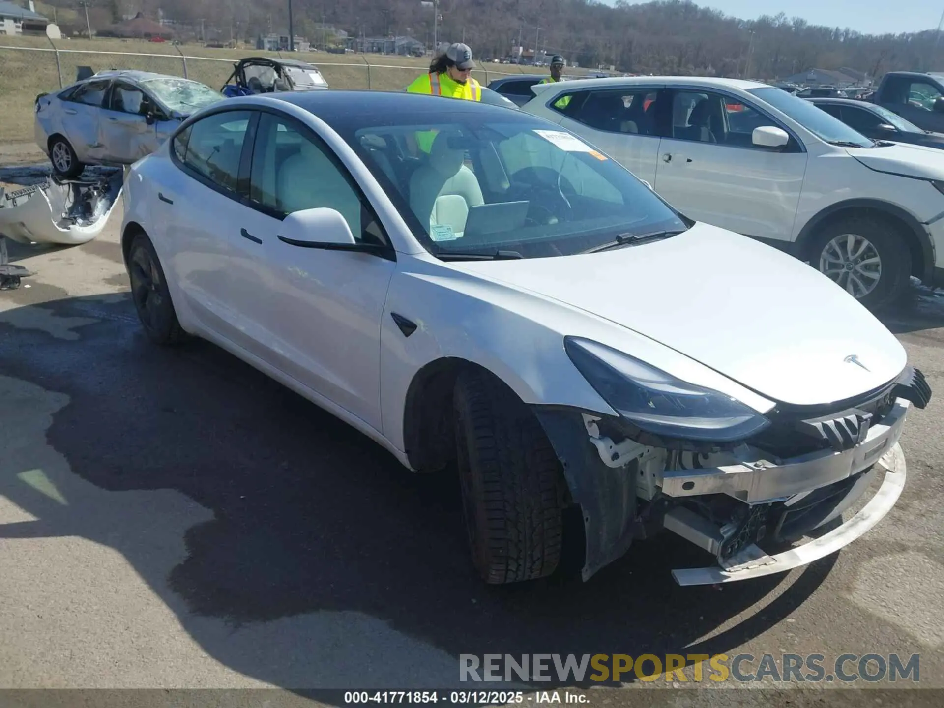 1 fotografías del automóvil dañado 5YJ3E1EB0MF860289 TESLA MODEL 3 2021
