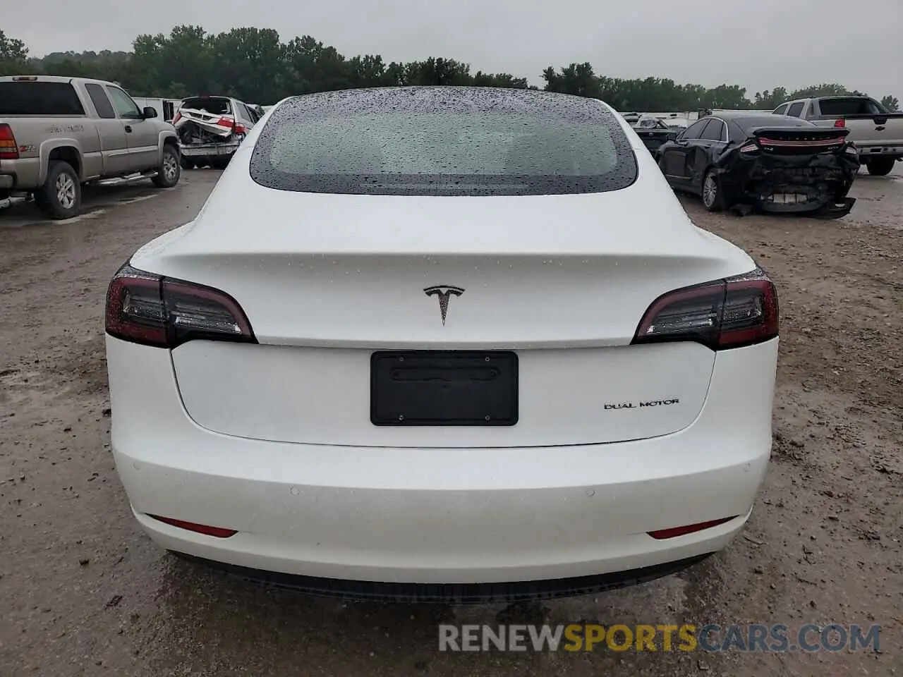 6 fotografías del automóvil dañado 5YJ3E1EB0MF862446 TESLA MODEL 3 2021