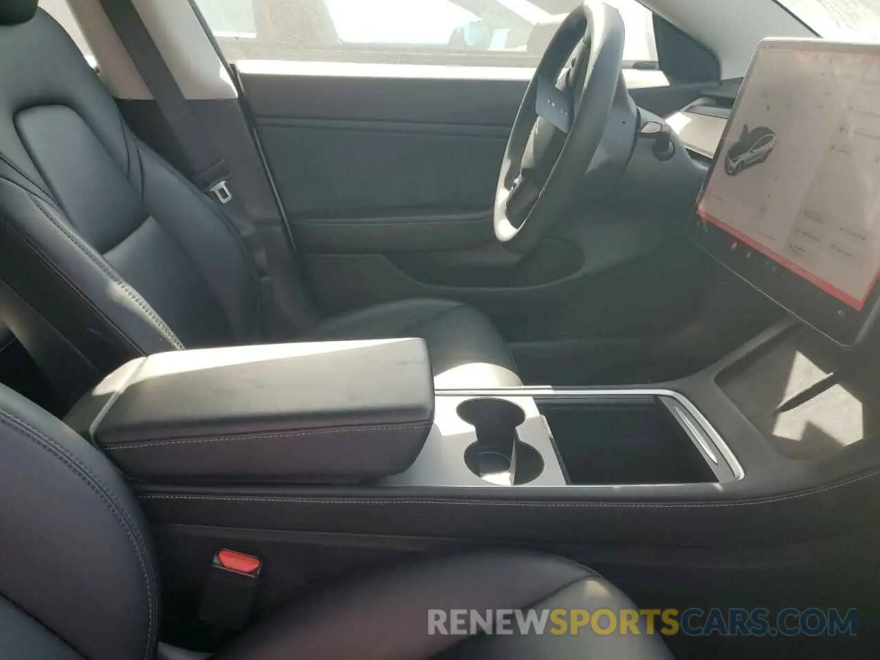 7 fotografías del automóvil dañado 5YJ3E1EB0MF862446 TESLA MODEL 3 2021