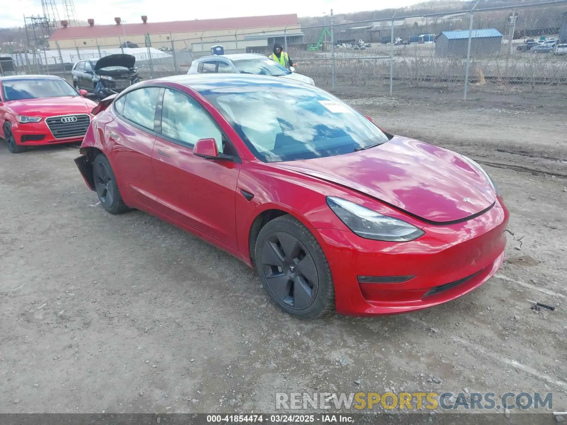 1 fotografías del automóvil dañado 5YJ3E1EB0MF902833 TESLA MODEL 3 2021