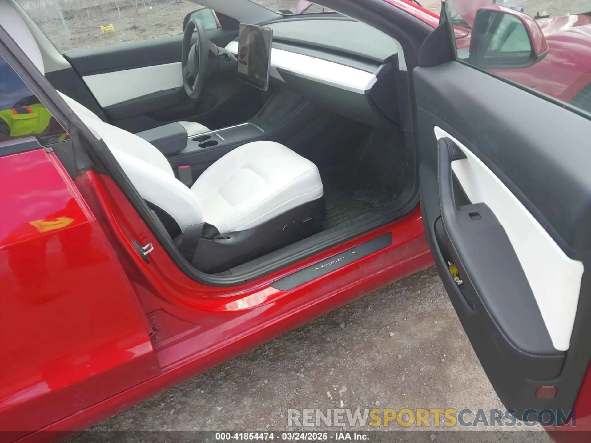 5 fotografías del automóvil dañado 5YJ3E1EB0MF902833 TESLA MODEL 3 2021