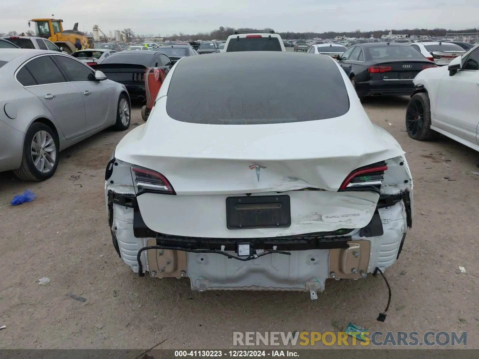 16 fotografías del automóvil dañado 5YJ3E1EB0MF937761 TESLA MODEL 3 2021