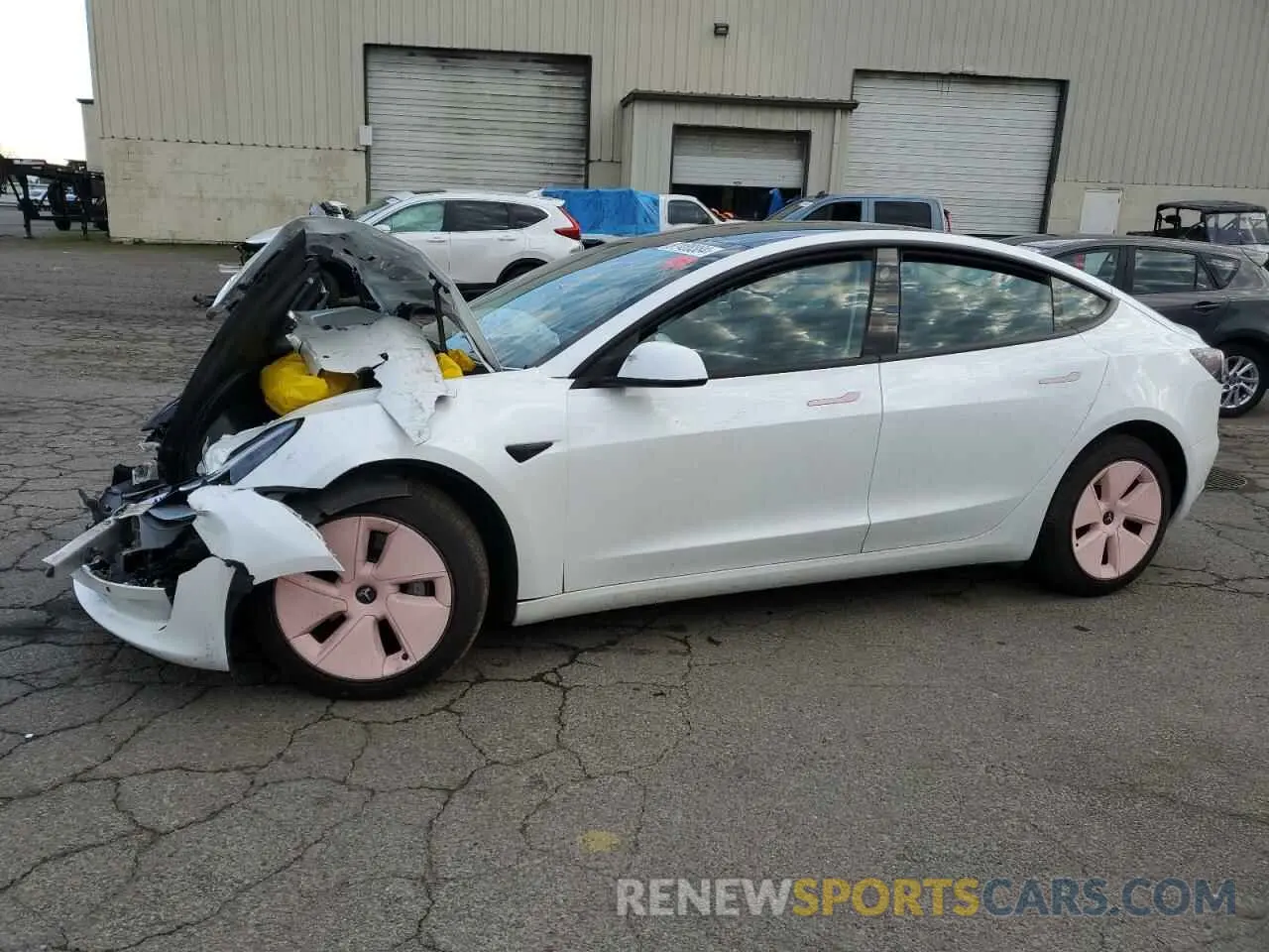 1 fotografías del automóvil dañado 5YJ3E1EB0MF938991 TESLA MODEL 3 2021