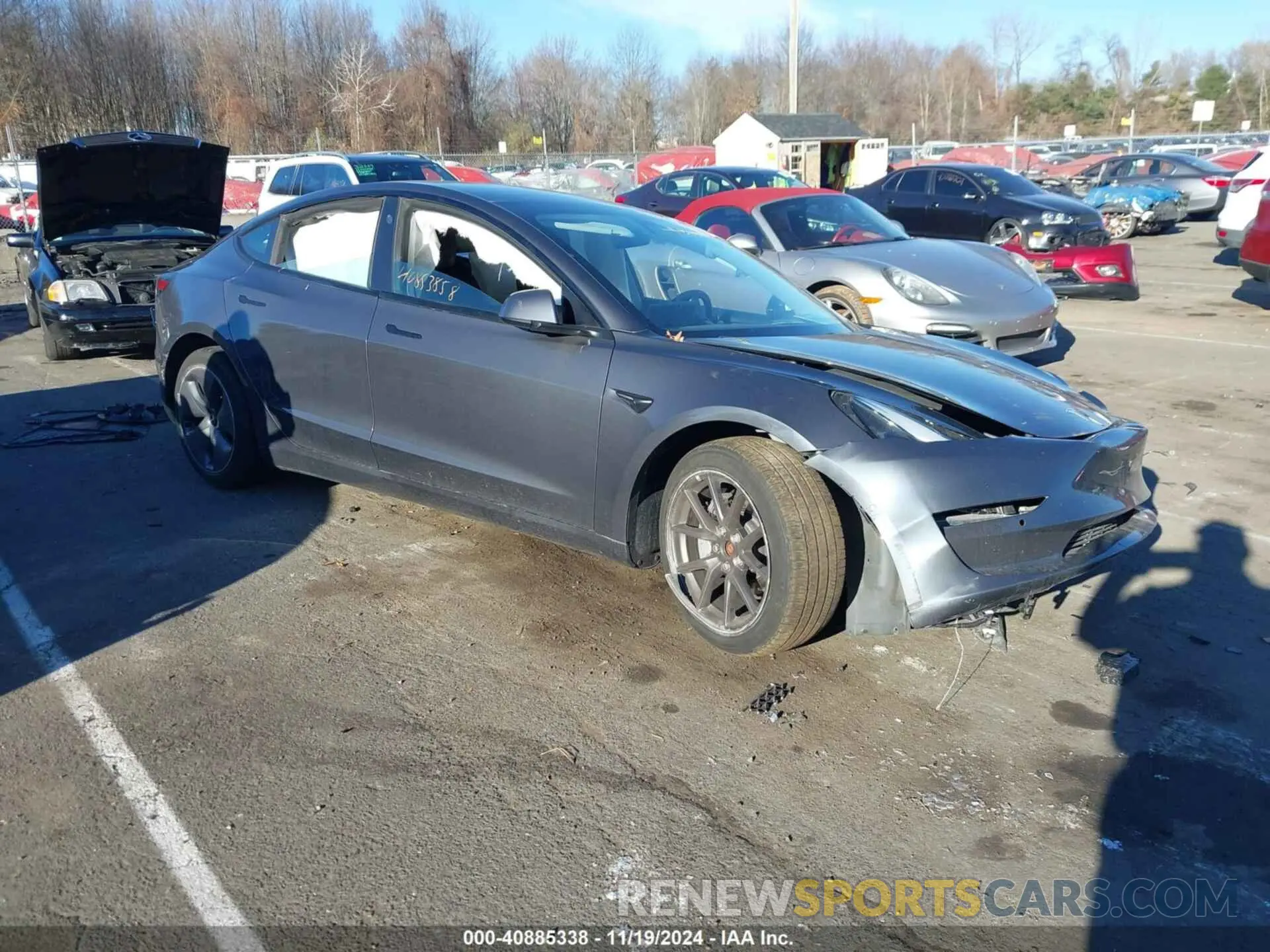 1 fotografías del automóvil dañado 5YJ3E1EB0MF974860 TESLA MODEL 3 2021
