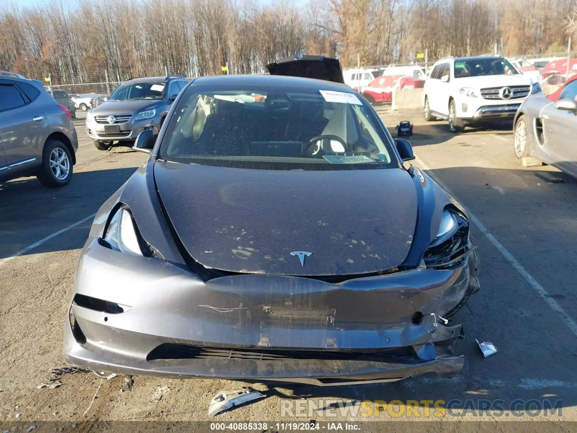 13 fotografías del automóvil dañado 5YJ3E1EB0MF974860 TESLA MODEL 3 2021