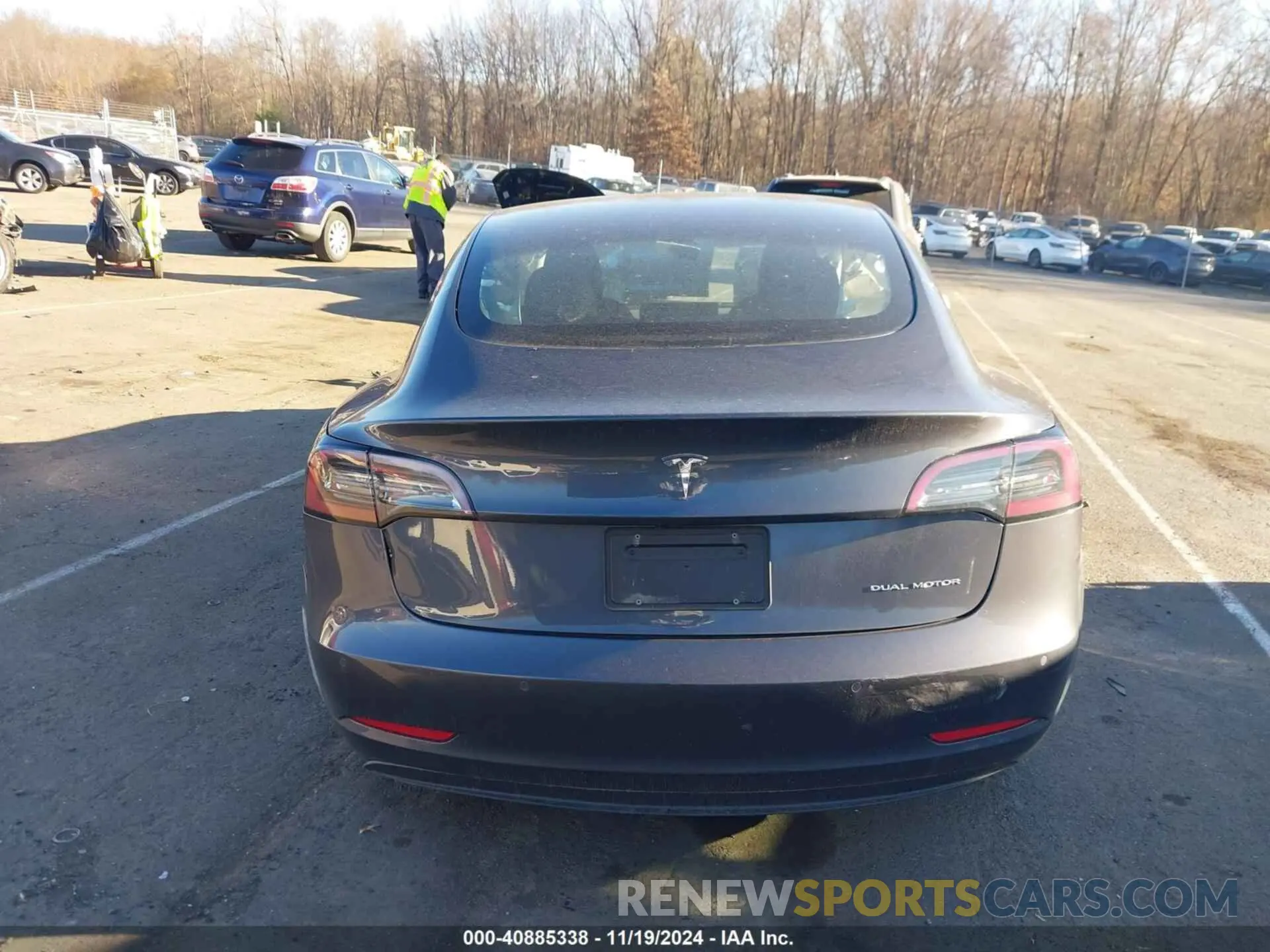 17 fotografías del automóvil dañado 5YJ3E1EB0MF974860 TESLA MODEL 3 2021