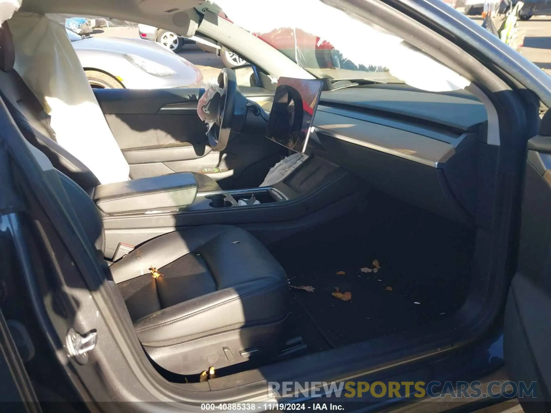 5 fotografías del automóvil dañado 5YJ3E1EB0MF974860 TESLA MODEL 3 2021