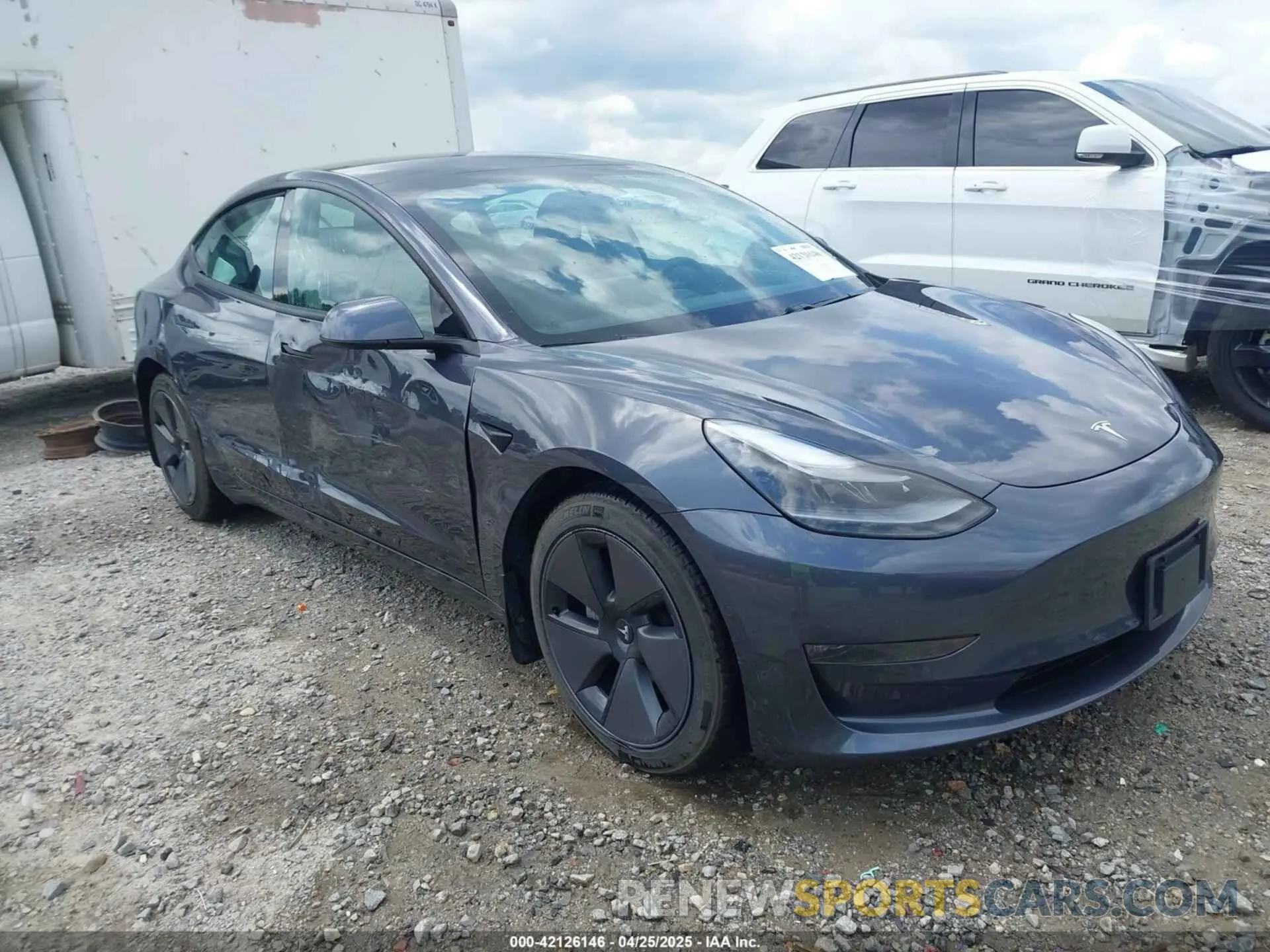 1 fotografías del automóvil dañado 5YJ3E1EB0MF979654 TESLA MODEL 3 2021