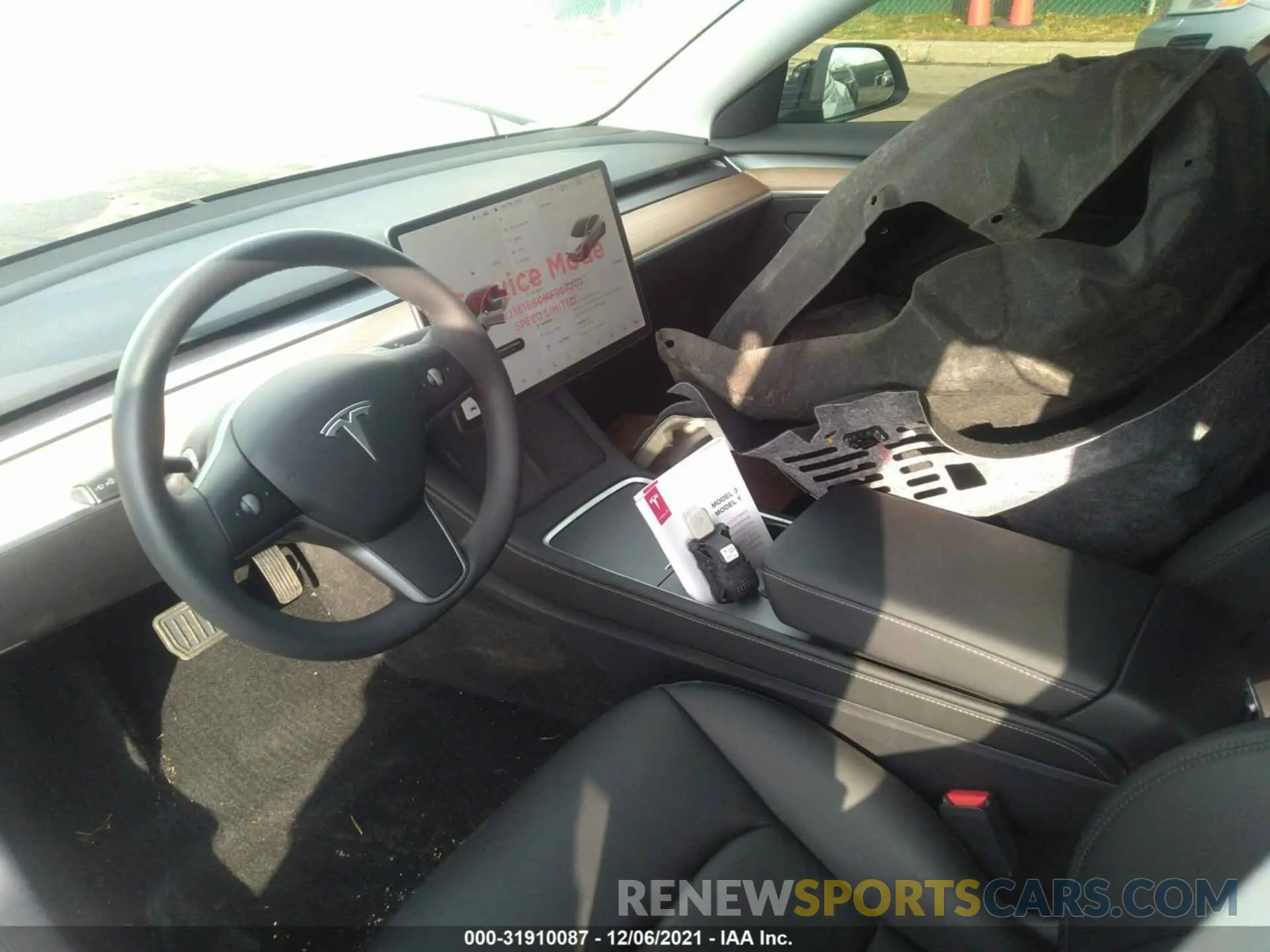 5 fotografías del automóvil dañado 5YJ3E1EB0MF984207 TESLA MODEL 3 2021