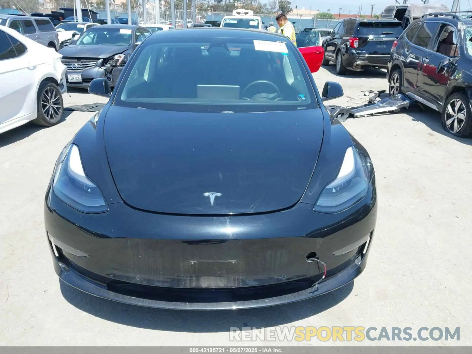 11 fotografías del automóvil dañado 5YJ3E1EB0MF995790 TESLA MODEL 3 2021
