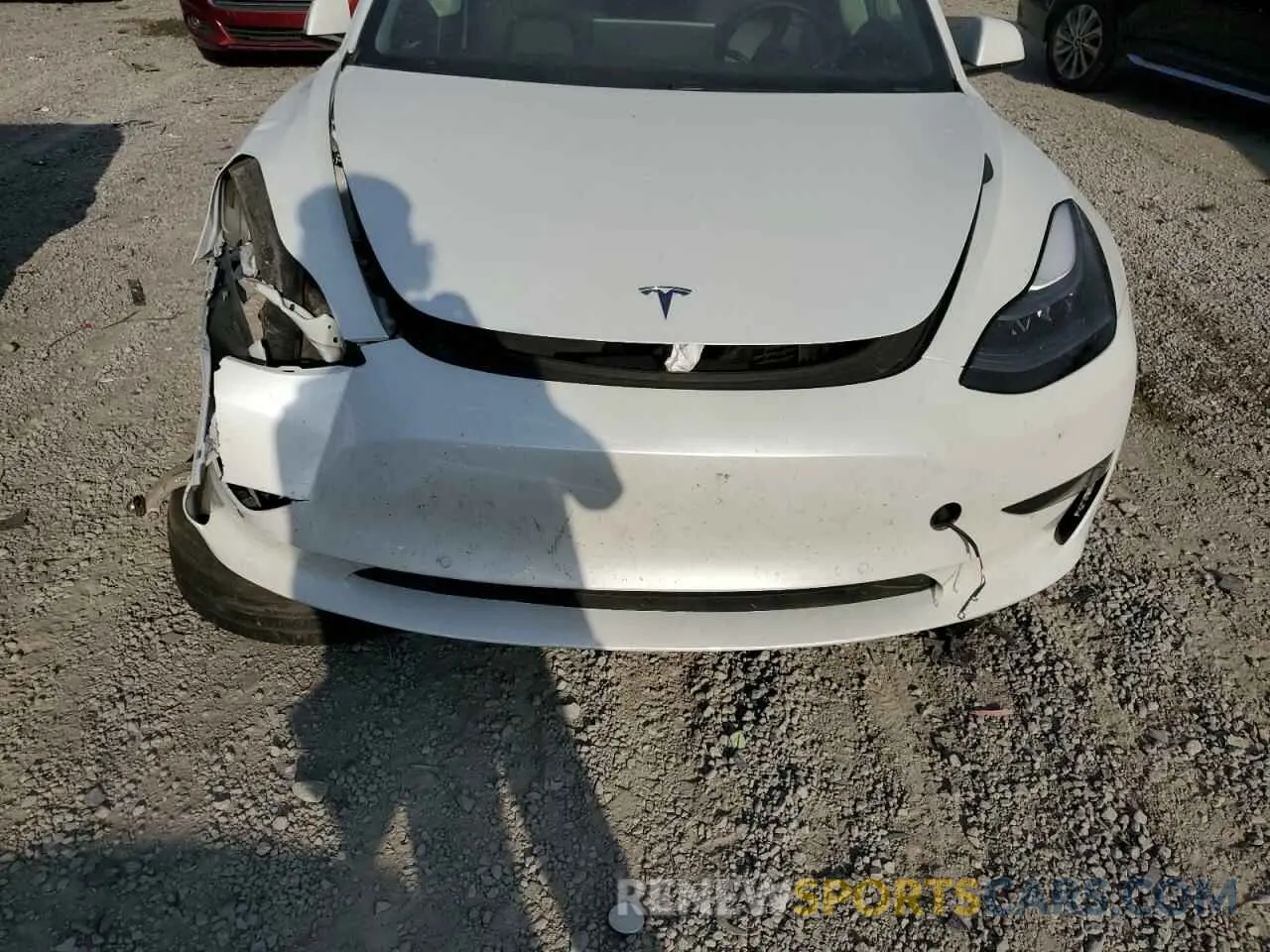 11 fotografías del automóvil dañado 5YJ3E1EB1MF002247 TESLA MODEL 3 2021