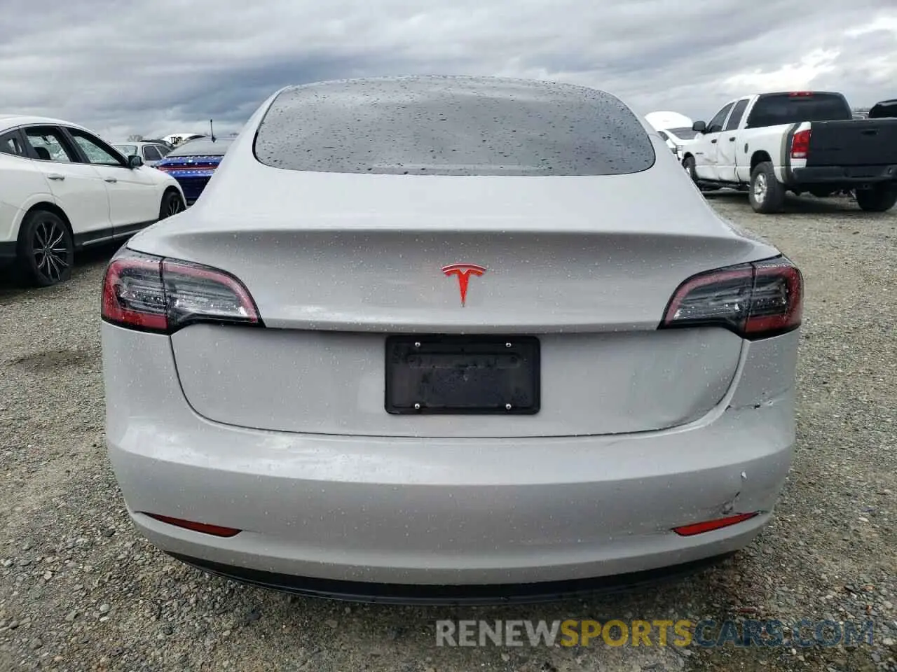 6 fotografías del automóvil dañado 5YJ3E1EB1MF024264 TESLA MODEL 3 2021