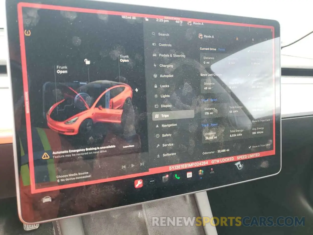 9 fotografías del automóvil dañado 5YJ3E1EB1MF024264 TESLA MODEL 3 2021