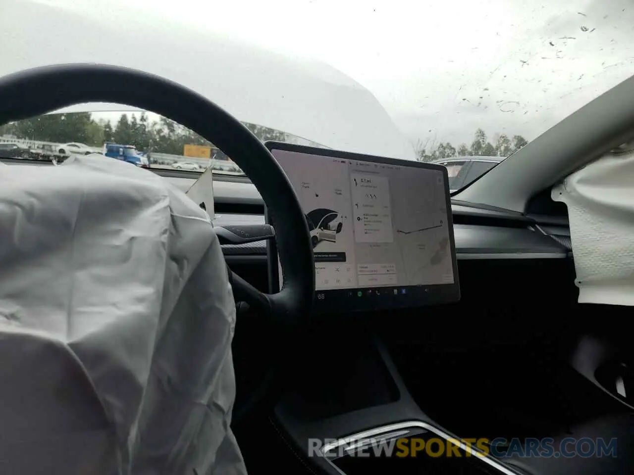9 fotografías del automóvil dañado 5YJ3E1EB1MF032669 TESLA MODEL 3 2021