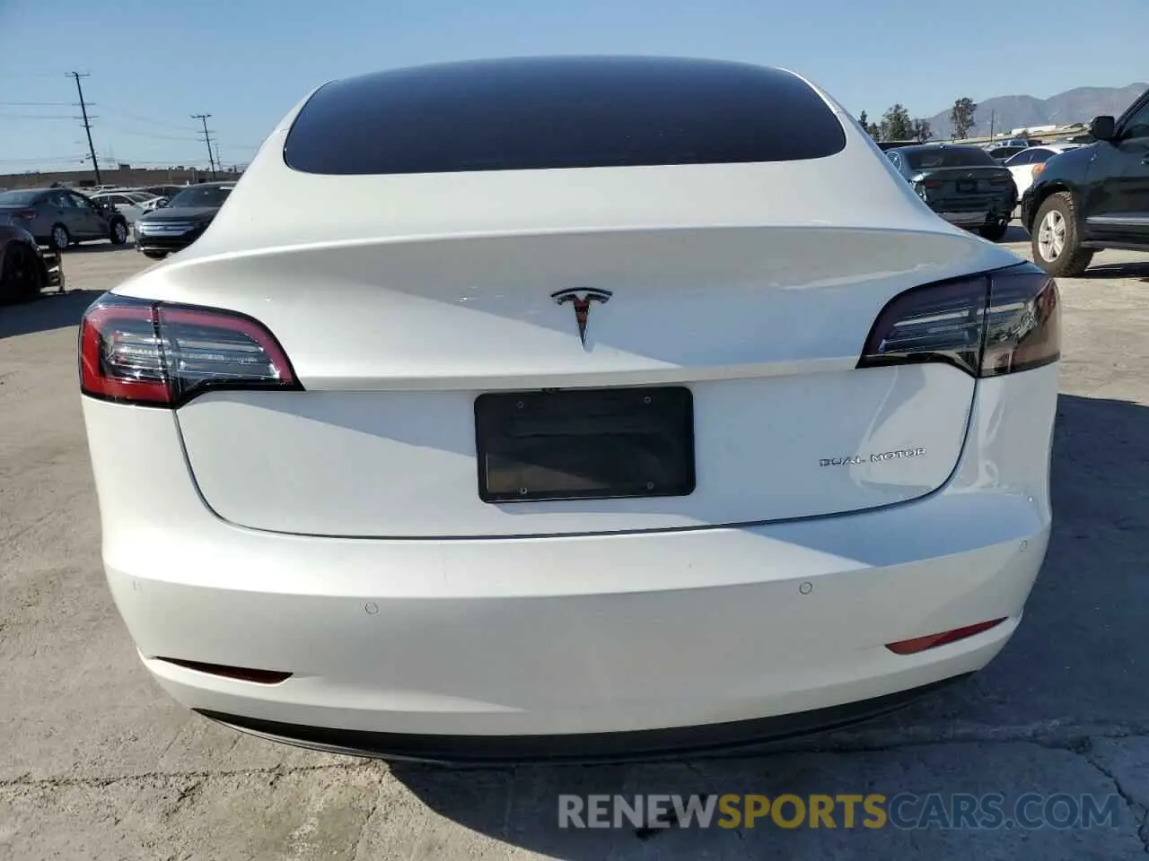6 fotografías del automóvil dañado 5YJ3E1EB1MF064716 TESLA MODEL 3 2021