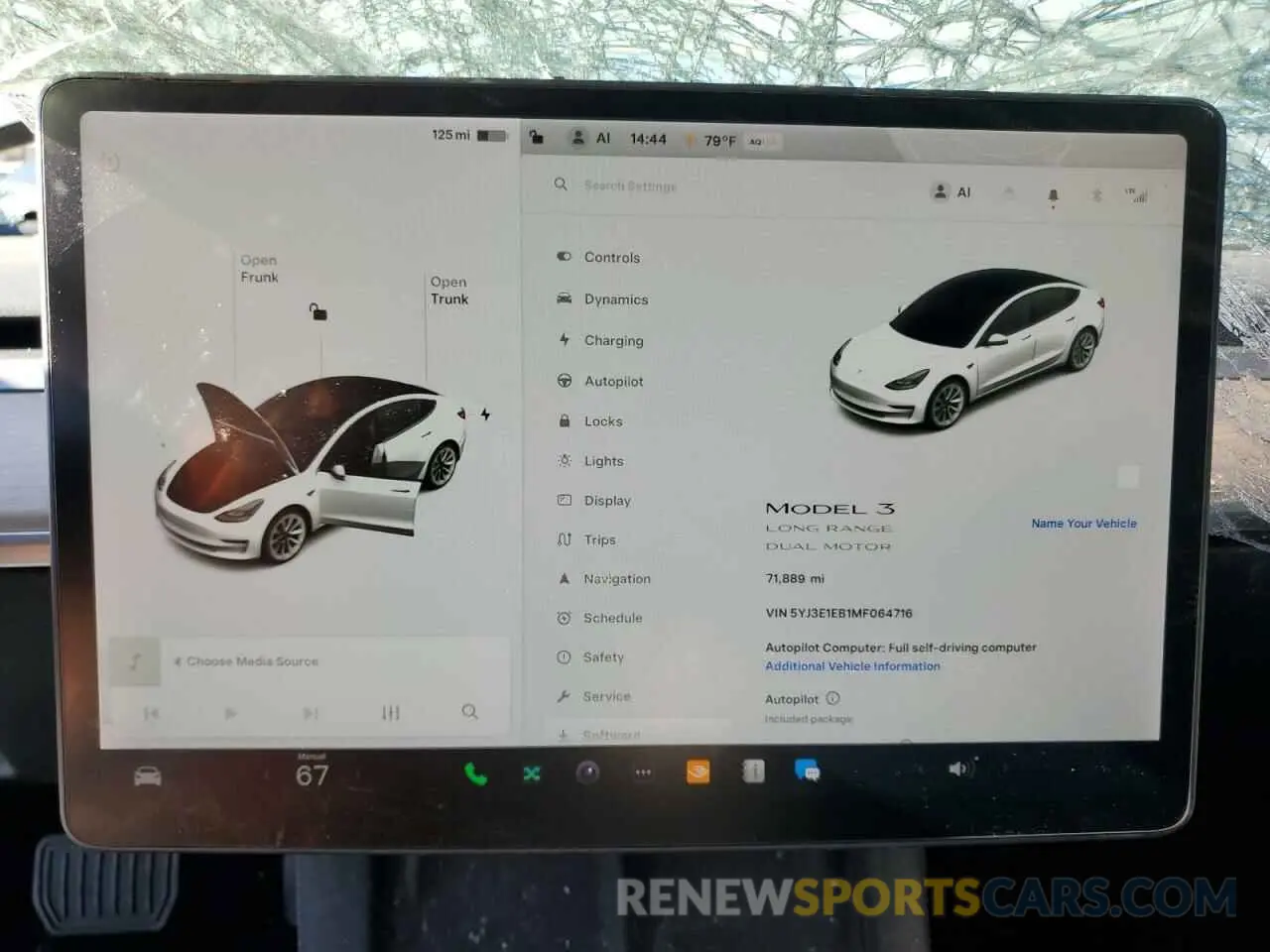 9 fotografías del automóvil dañado 5YJ3E1EB1MF064716 TESLA MODEL 3 2021