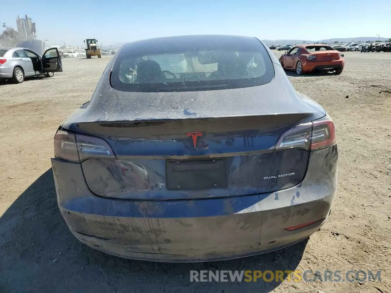 6 fotografías del automóvil dañado 5YJ3E1EB1MF076333 TESLA MODEL 3 2021