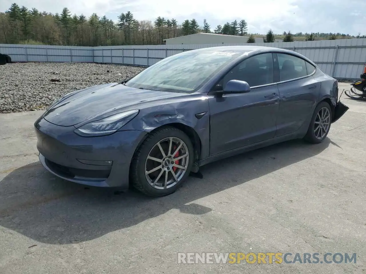 1 fotografías del automóvil dañado 5YJ3E1EB1MF850239 TESLA MODEL 3 2021
