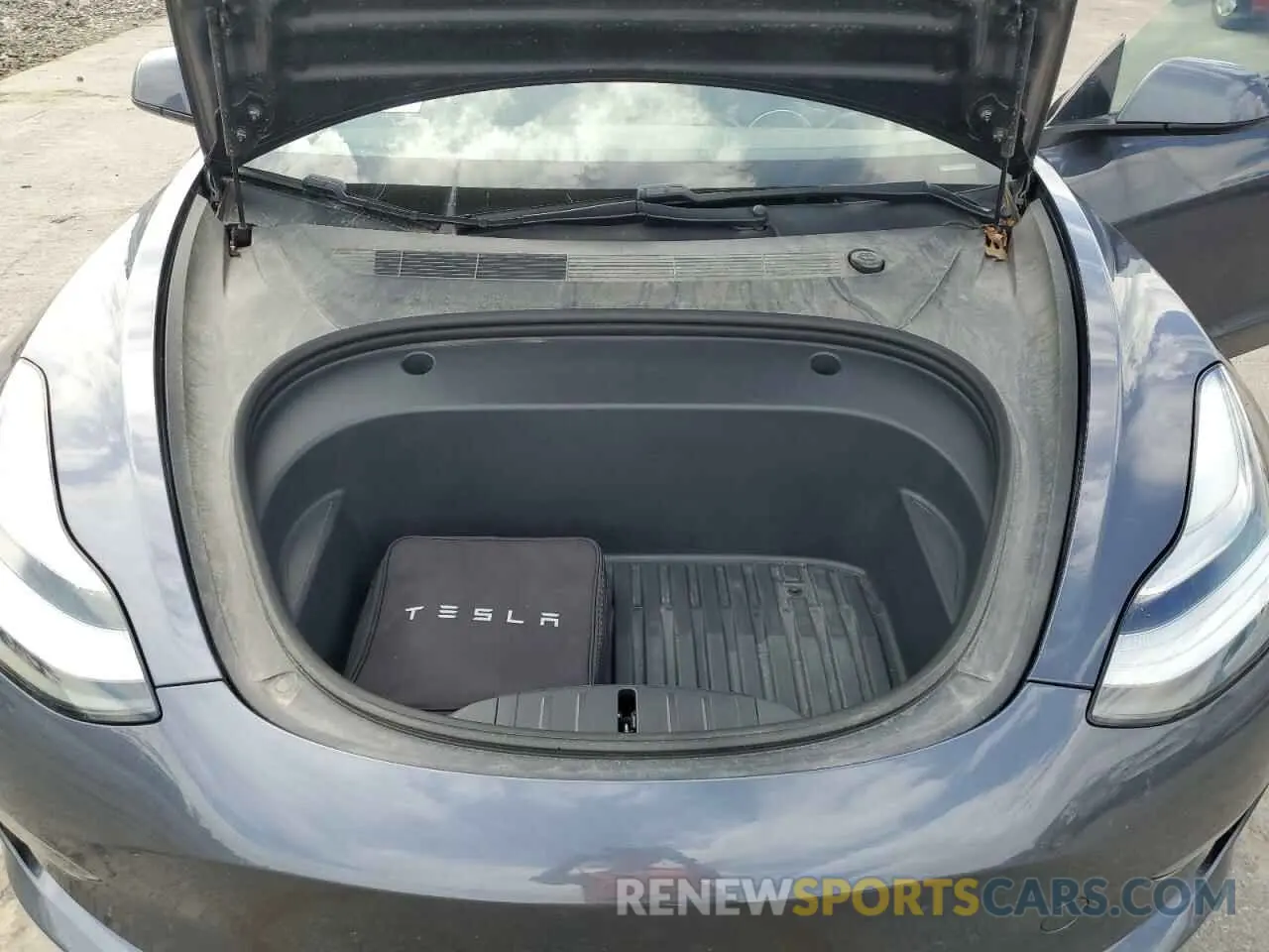 11 fotografías del automóvil dañado 5YJ3E1EB1MF850239 TESLA MODEL 3 2021