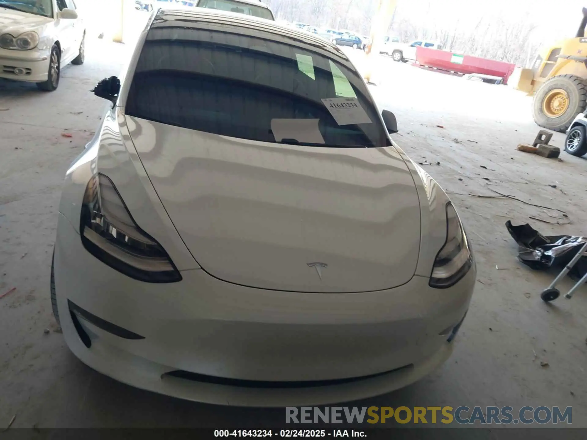 12 fotografías del automóvil dañado 5YJ3E1EB1MF852881 TESLA MODEL 3 2021