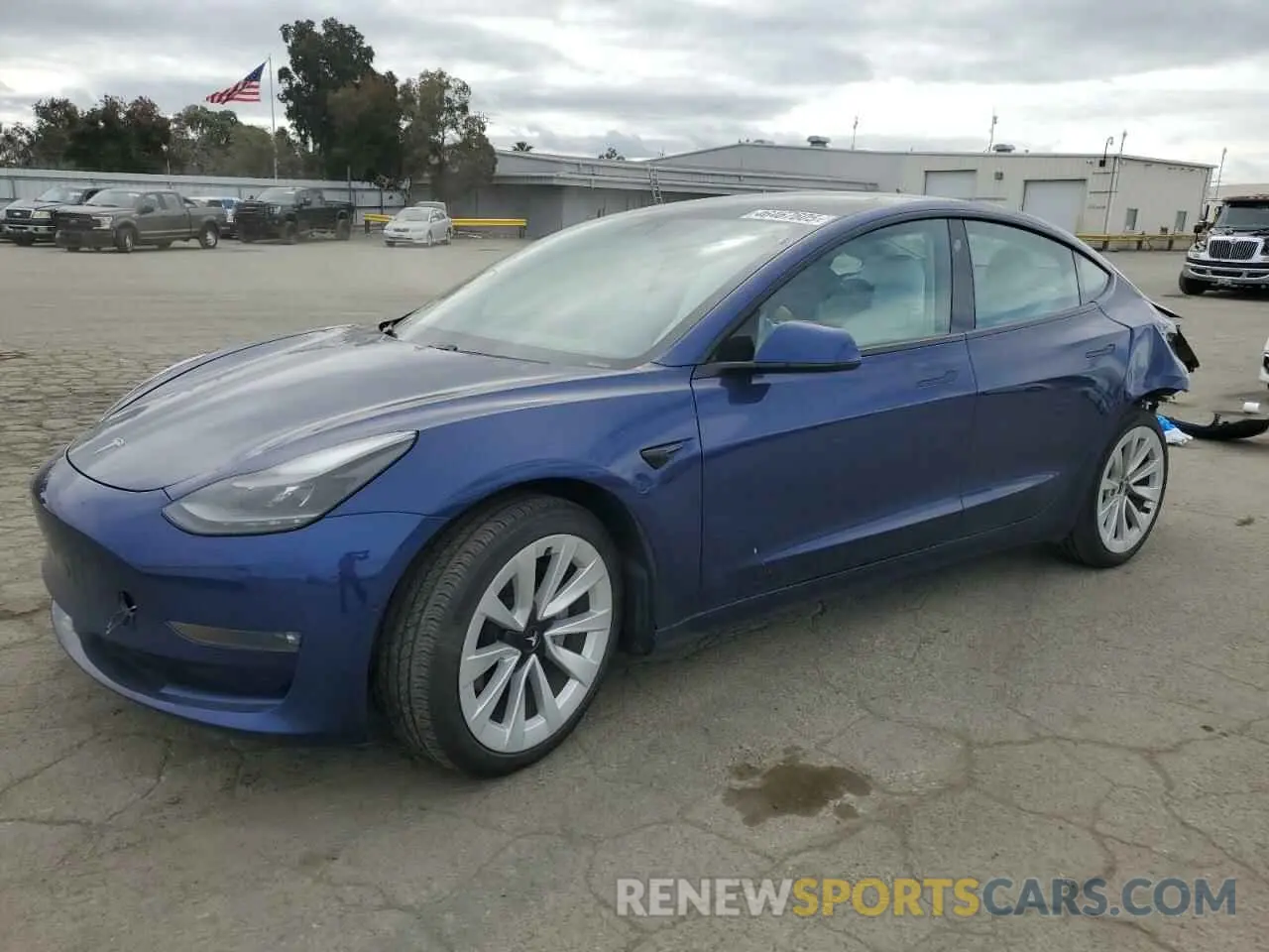 1 fotografías del automóvil dañado 5YJ3E1EB1MF877599 TESLA MODEL 3 2021