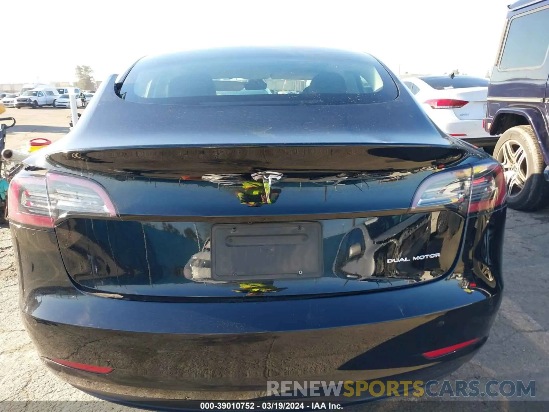 16 fotografías del automóvil dañado 5YJ3E1EB1MF936599 TESLA MODEL 3 2021