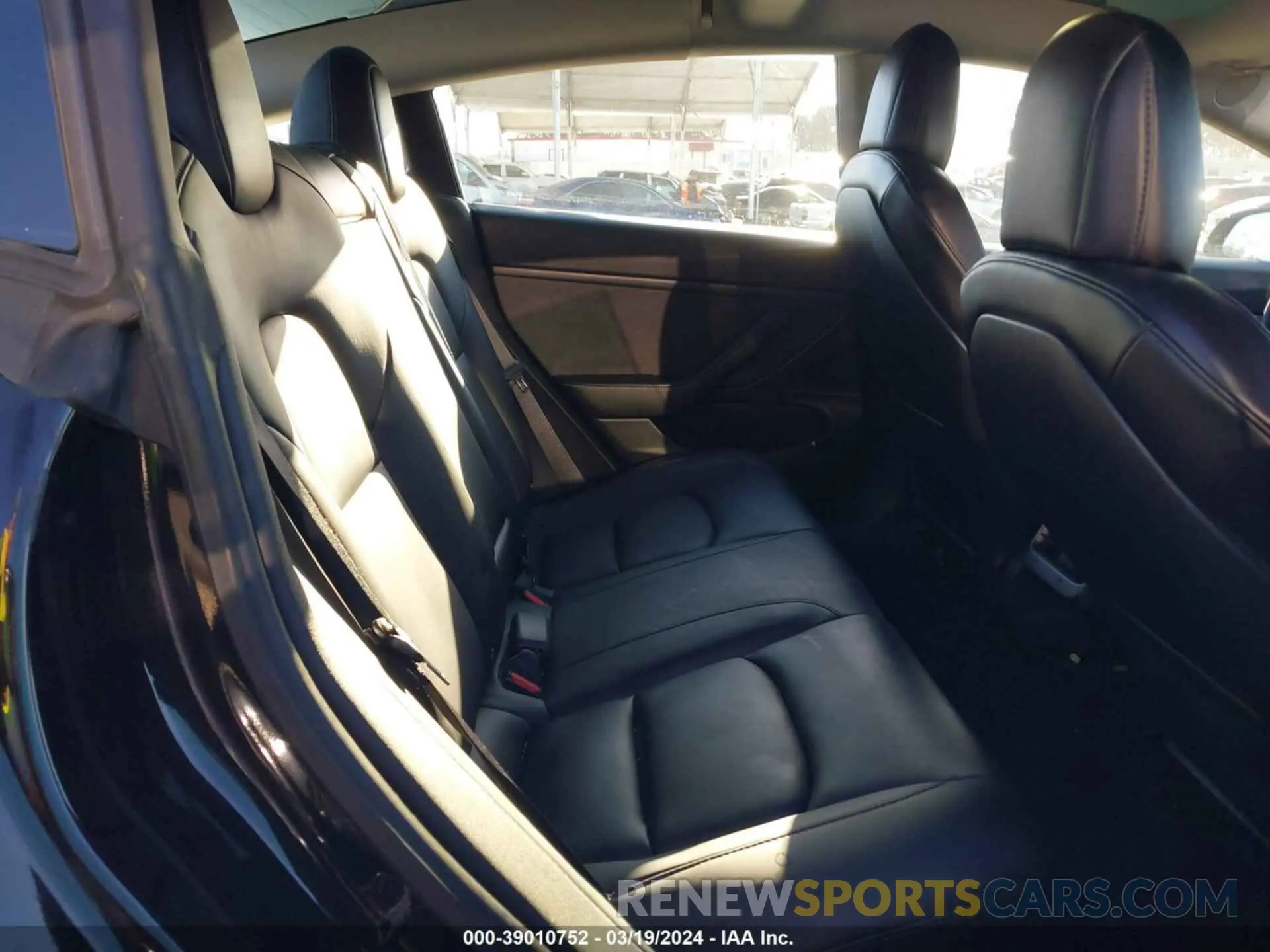 8 fotografías del automóvil dañado 5YJ3E1EB1MF936599 TESLA MODEL 3 2021