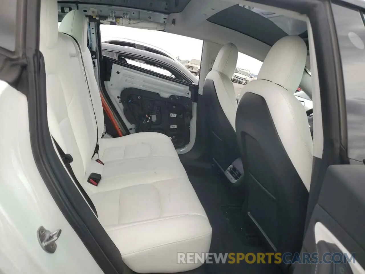10 fotografías del automóvil dañado 5YJ3E1EB1MF937669 TESLA MODEL 3 2021