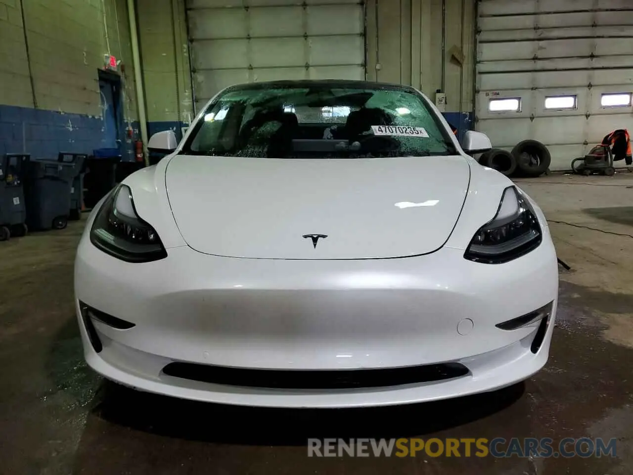 5 fotografías del automóvil dañado 5YJ3E1EB1MF979324 TESLA MODEL 3 2021
