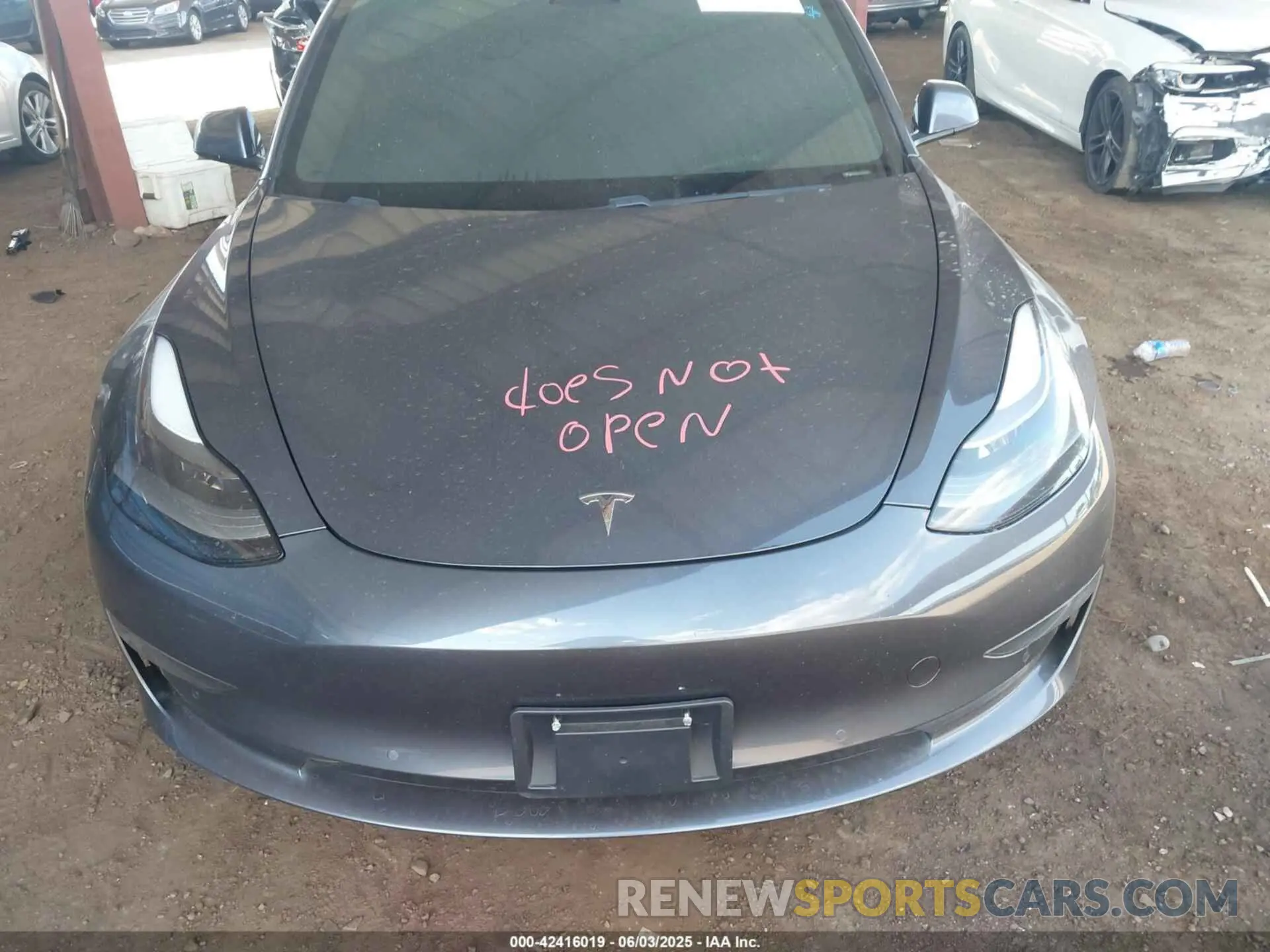 10 fotografías del automóvil dañado 5YJ3E1EB1MF979663 TESLA MODEL 3 2021