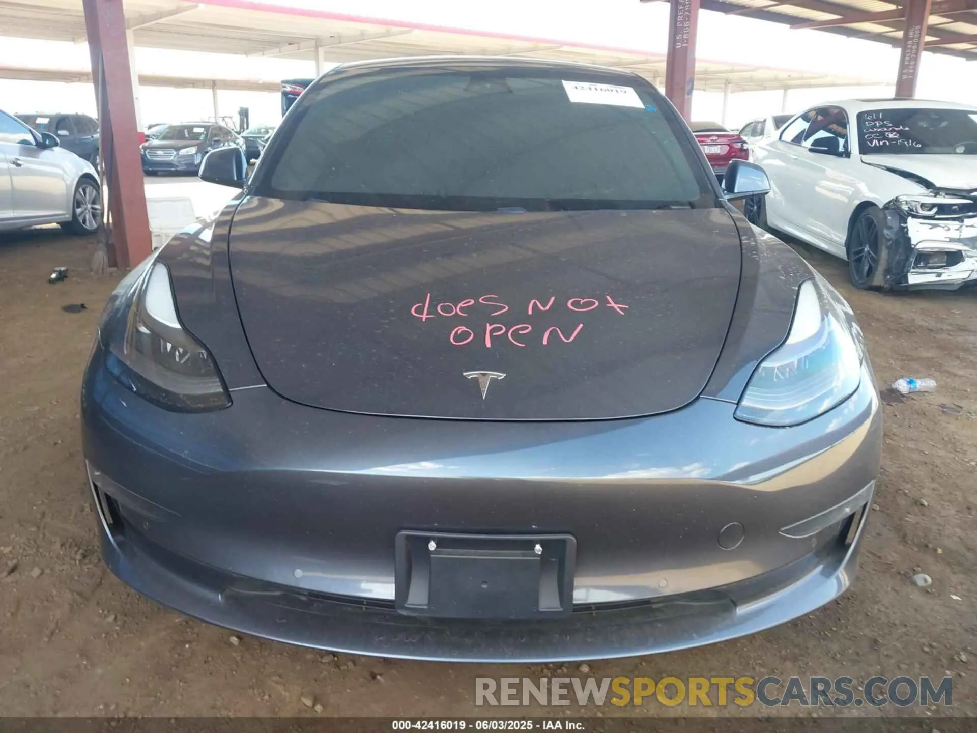 6 fotografías del automóvil dañado 5YJ3E1EB1MF979663 TESLA MODEL 3 2021