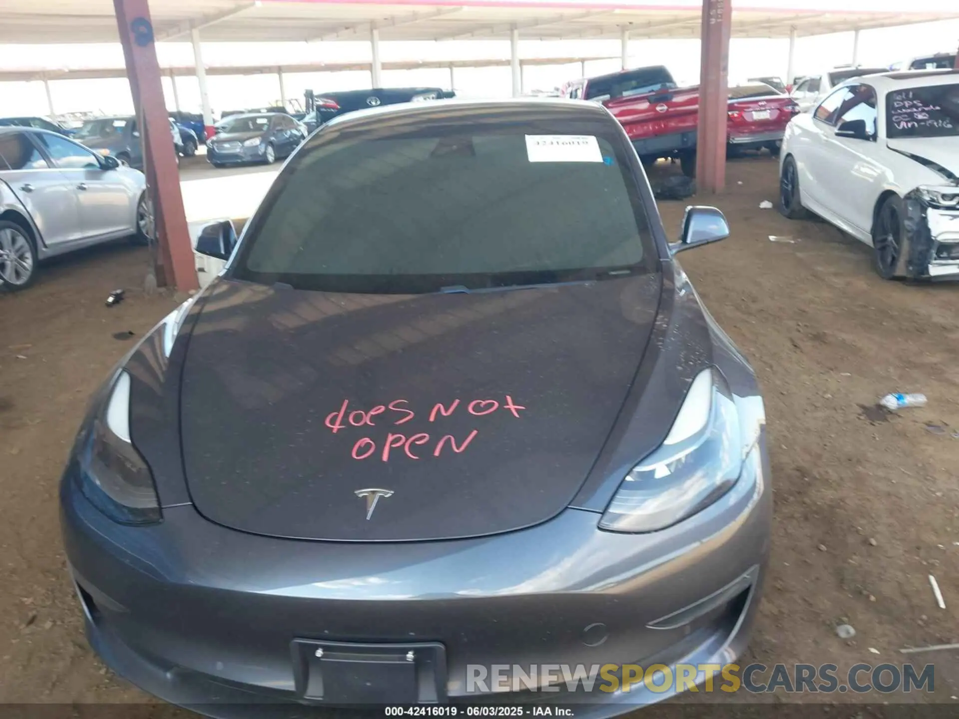 7 fotografías del automóvil dañado 5YJ3E1EB1MF979663 TESLA MODEL 3 2021