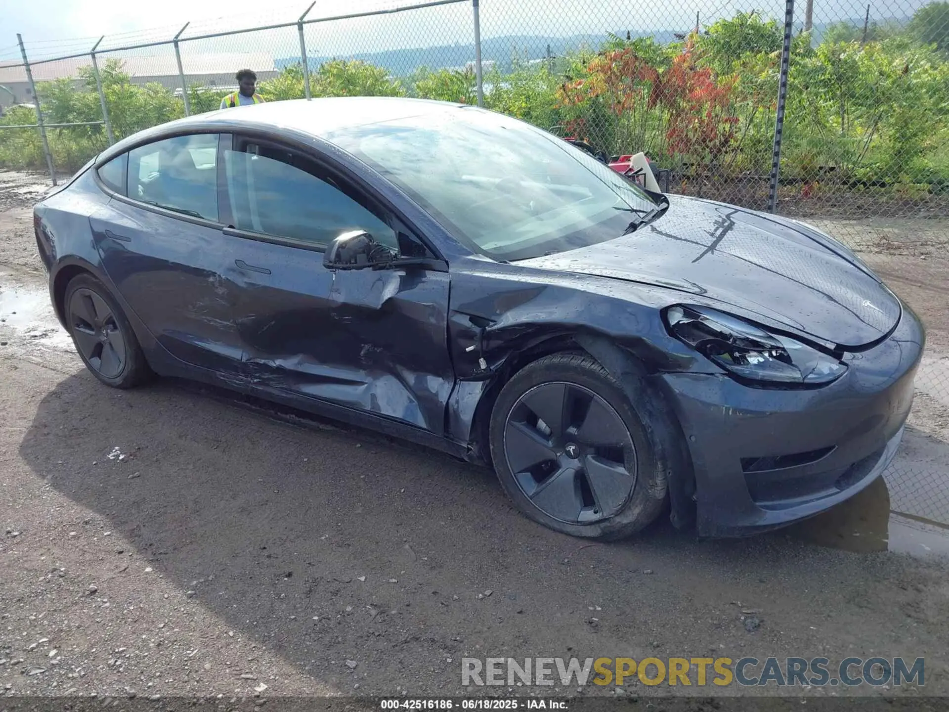 1 fotografías del automóvil dañado 5YJ3E1EB1MF983986 TESLA MODEL 3 2021