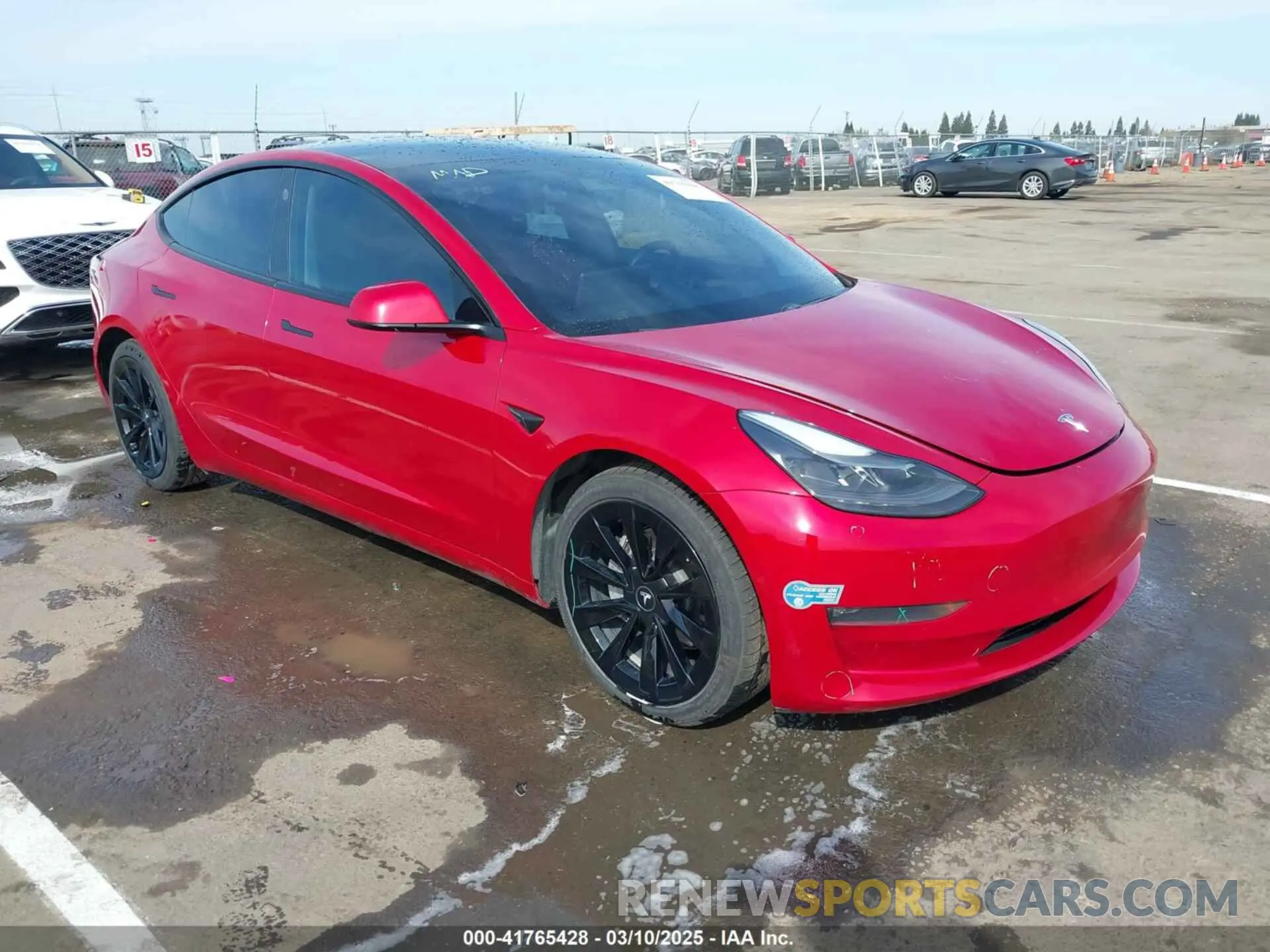 1 fotografías del automóvil dañado 5YJ3E1EB2MF015279 TESLA MODEL 3 2021