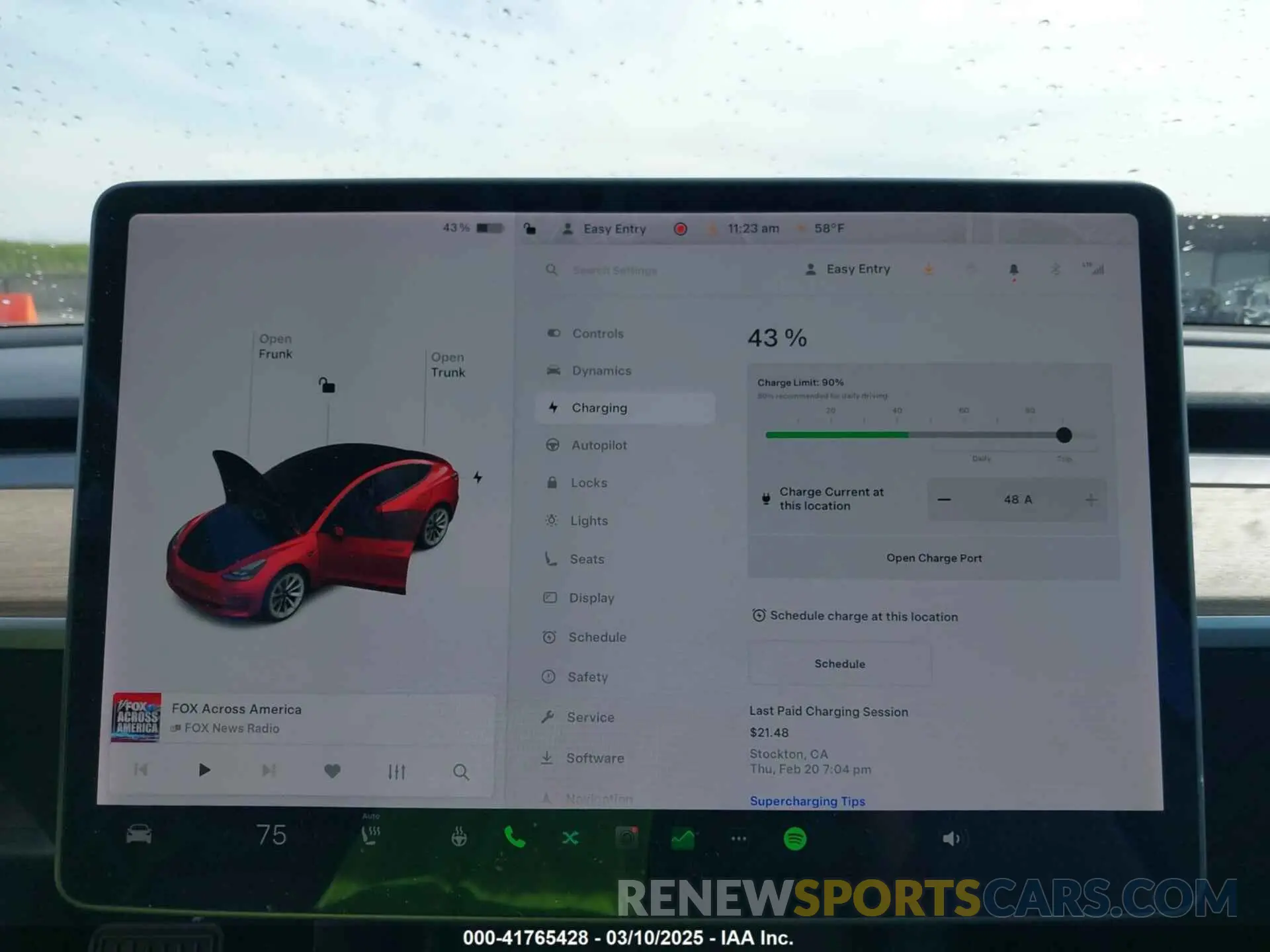 17 fotografías del automóvil dañado 5YJ3E1EB2MF015279 TESLA MODEL 3 2021