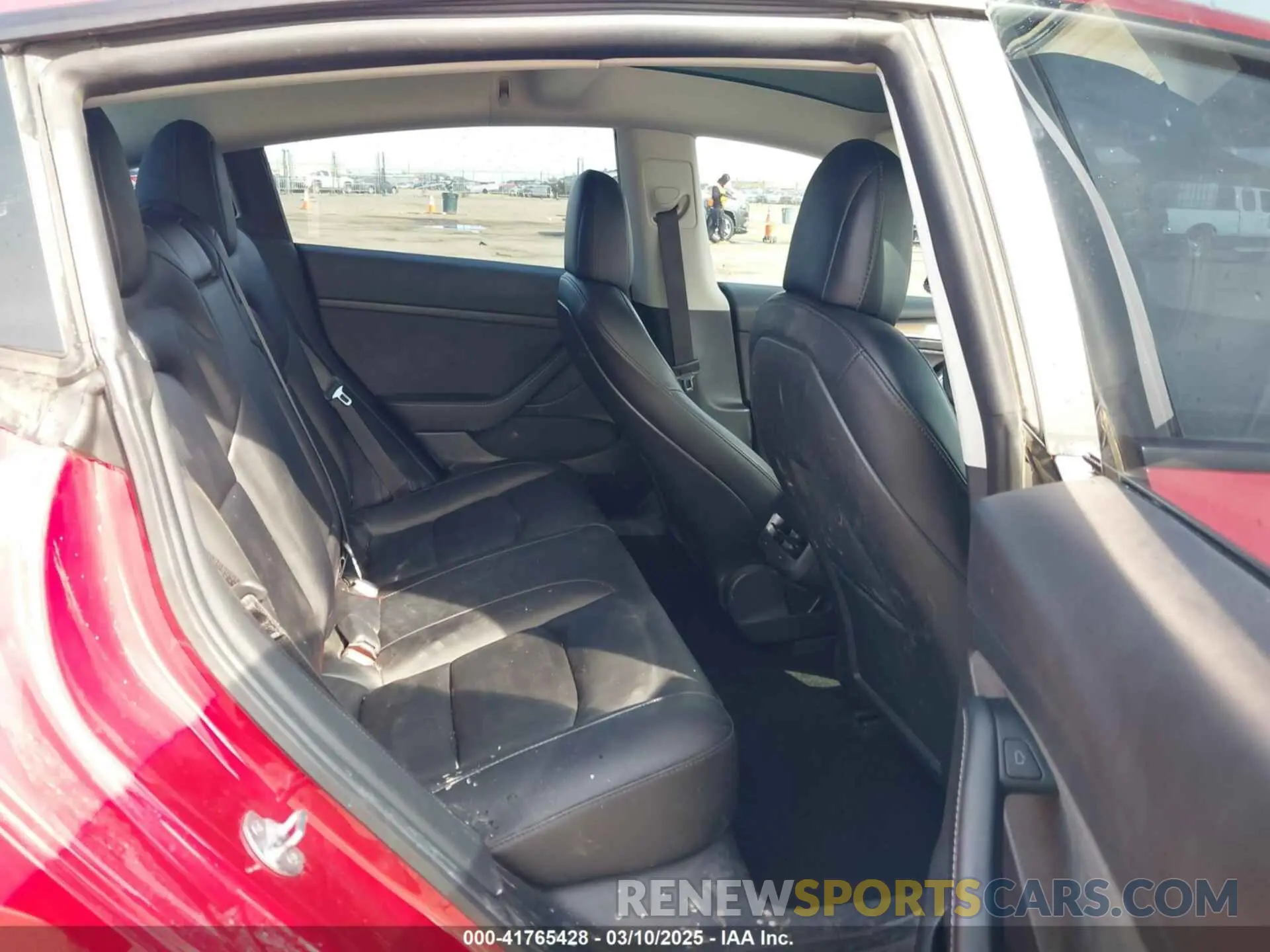 8 fotografías del automóvil dañado 5YJ3E1EB2MF015279 TESLA MODEL 3 2021