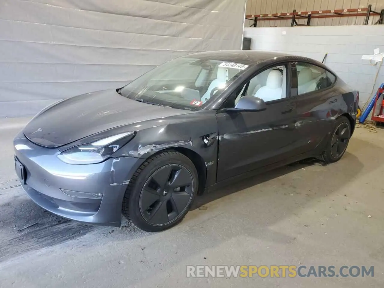 1 fotografías del automóvil dañado 5YJ3E1EB2MF036486 TESLA MODEL 3 2021