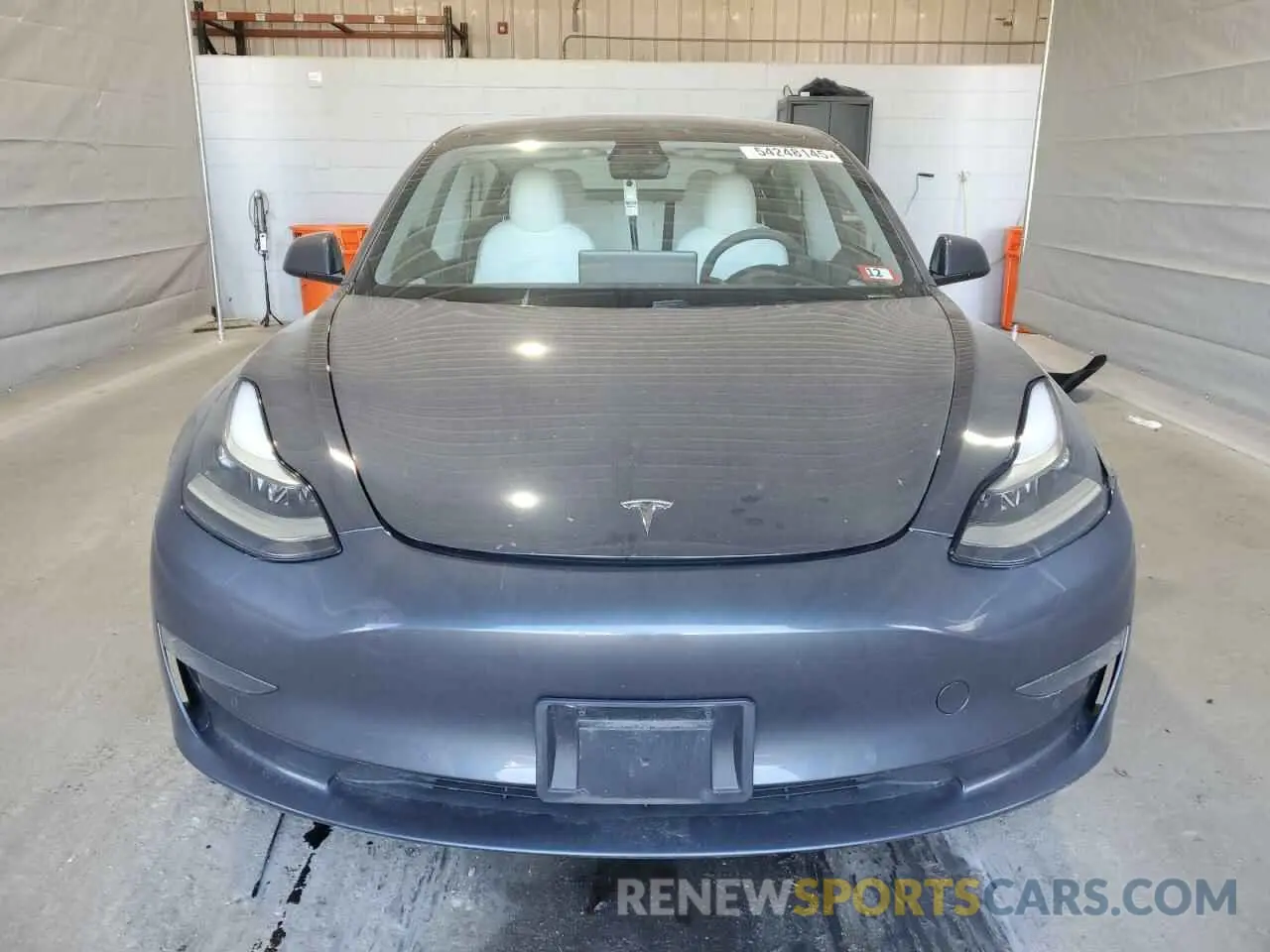5 fotografías del automóvil dañado 5YJ3E1EB2MF036486 TESLA MODEL 3 2021