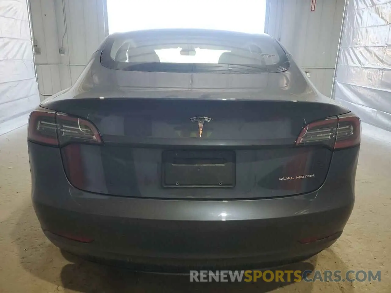 6 fotografías del automóvil dañado 5YJ3E1EB2MF036486 TESLA MODEL 3 2021