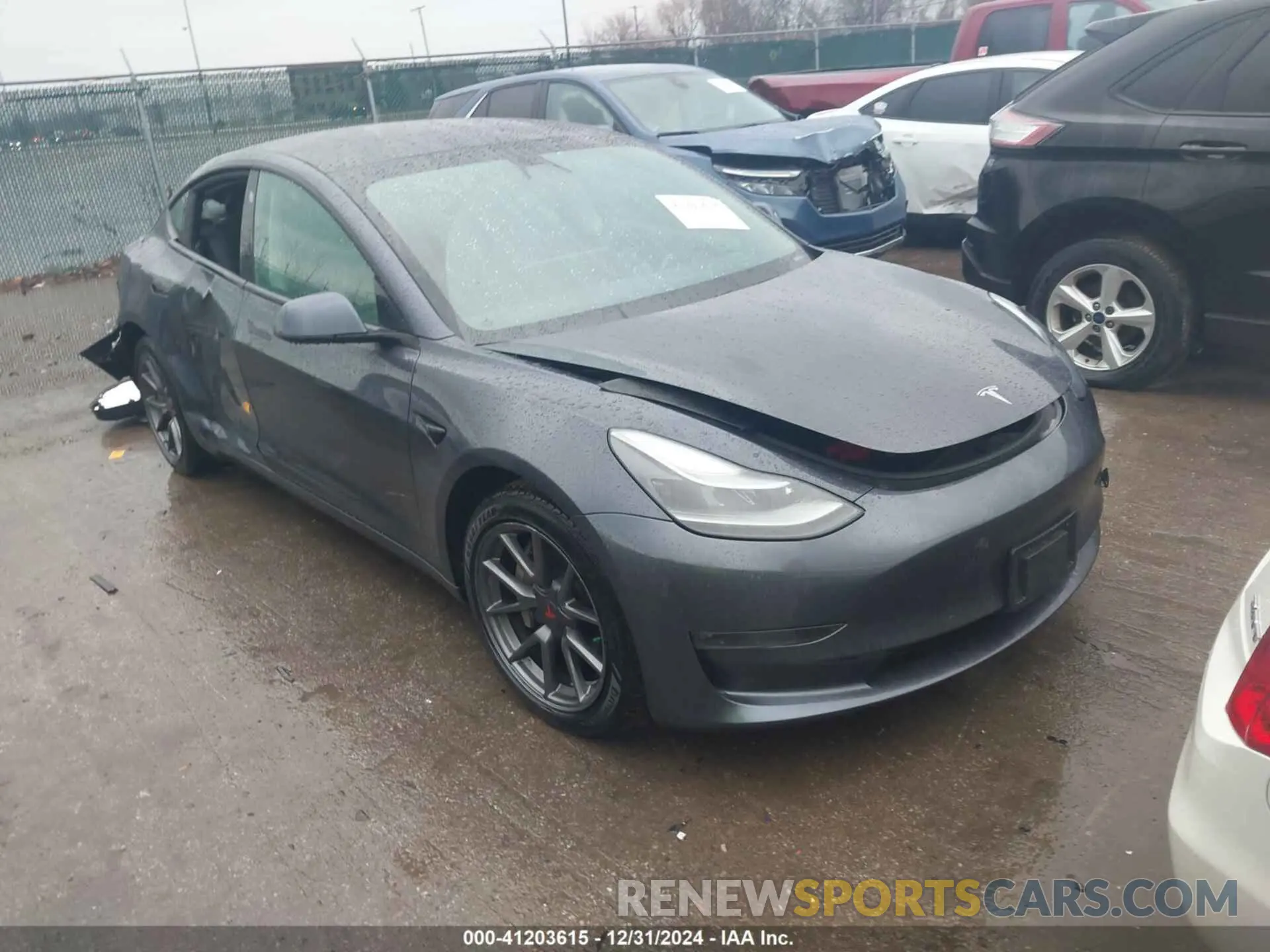 1 fotografías del automóvil dañado 5YJ3E1EB2MF037167 TESLA MODEL 3 2021